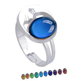 Max Alloy Emotion Feeling Color Change Mood Ring Temperature Ring Moon