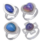 Max Emotion Feeling Color Change Mood Ring Temperature Ring Horse Eye Gem