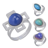 Max Emotion Feeling Color Change Mood Ring Temperature Ring Horse Eye Gem