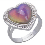 Max Emotion Feeling Color Change Mood Ring Temperature Ring Love Heart