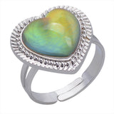 Max Emotion Feeling Color Change Mood Ring Temperature Ring Love Heart