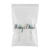 2pcs Handmade Tassel Hairpin Hair Clip Hair Sticks Pins Picks Chignon Blue