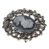 Maxbell Fashion Women Pin Alloy Flower Brooches Pins Accessories for Wedding Gifts B