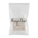 Max Korean Fashion 20pcs Stud Earrings Beads Artificial Pearl Flower Heart Shape