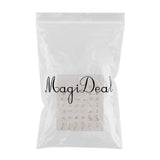 Max 21 Pairs Fashion Korean Stud Earrings Set Round Beads Stainless Steel Jewel