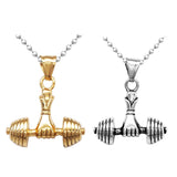 Max Men Sport Gym Fitness Weightlifting Necklace Pendant Stainless Steel  Silver