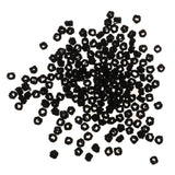 Maxbell Rope Button Bead Necklace Bracelet Loose Beads for Jewelry Making Black