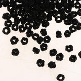 Maxbell Rope Button Bead Necklace Bracelet Loose Beads for Jewelry Making Black