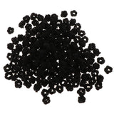 Maxbell Rope Button Bead Necklace Bracelet Loose Beads for Jewelry Making Black