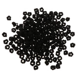 Maxbell Rope Button Bead Necklace Bracelet Loose Beads for Jewelry Making Black