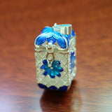 Maxbell Aromatherapy Copper Locket Essential Oil Aroma Perfume Pendant Rectangle