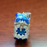 Maxbell Aromatherapy Copper Locket Essential Oil Aroma Perfume Pendant Rectangle