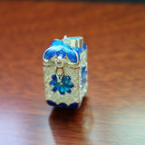 Maxbell Aromatherapy Copper Locket Essential Oil Aroma Perfume Pendant Rectangle
