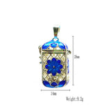 Maxbell Aromatherapy Copper Locket Essential Oil Aroma Perfume Pendant Rectangle