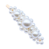 Maxbell 1 Piece Simulated Pearl Snap Hair Clips Barrettes Toddler Teens Hairpin A Gold