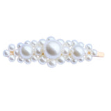 Maxbell 1 Piece Simulated Pearl Snap Hair Clips Barrettes Toddler Teens Hairpin A Gold
