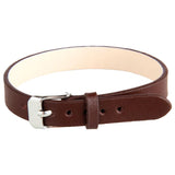 Maxbell Fashion Cow Leather Wristband Cuff Bracelet Bangle Charm Women Jewelry Brown