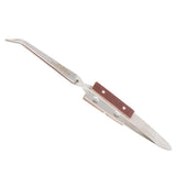 Max Stainless Steel Soldering Bouncing Self Clip Welding Fixed Tweezer Curved
