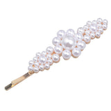 Maxbell Women Girls Simulated Pearl Slide Hair Clips Barrettes Hairpin Wedding Party
