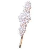 Maxbell Women Girls Simulated Pearl Slide Hair Clips Barrettes Hairpin Wedding Party