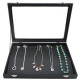 Maxbell Clear Lid Jewelry Tray Display Organizer Storage Box Case Showcase Type 4