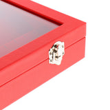 Maxbell Red Jewelry Display Tray with Slots Lids Inserts for Necklace Jewelry   7