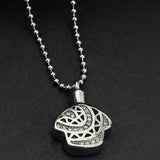 Maxbell Urn Ashes Locket Necklace Cremation Pendants Always in My Heart Jewelry  3