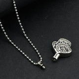 Maxbell Urn Ashes Locket Necklace Cremation Pendants Always in My Heart Jewelry  3