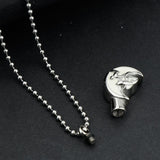 Maxbell Stainless Steel Urn Pendant Necklace Cremation Jewelry Ashes Keepsake 5