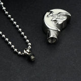 Maxbell Stainless Steel Urn Pendant Necklace Cremation Jewelry Ashes Keepsake 5