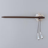 Classic Hairpins Artificial Gemstone Tassel Flower Clothing Hair Accessory 2