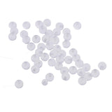 Max 50 Pieces Body Piercing Jewelry Replacement Balls Clear Acrylic  1.2 x 5mm