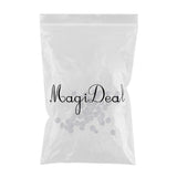 Max 50 Pieces Body Piercing Jewelry Replacement Balls Clear Acrylic  1.6 x 6mm