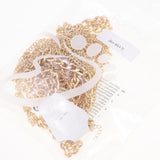 Max Women metal alloy tassel bikini body chain Golden