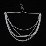 Max Multi-layer Link Waist Bikini Belly Chain Hip Chain Beach Body Jewelry Silver