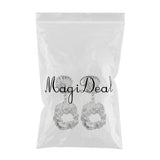 Max Irregular Round Drop Dangle Earrings Statement Punk Ear Studs Silver