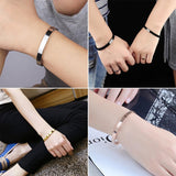 Max Stainless Steel Bracelet Cuff Bangle Round Wristband for Men 8mm Silver