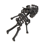 Max Halloween Punk Skull Head Skeleton Earring Stud Party Costume Black