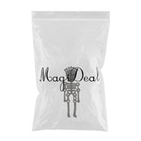 Max Halloween Punk Skull Head Skeleton Earring Stud Party Costume Black