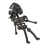 Max Halloween Punk Skull Head Skeleton Earring Stud Party Costume Black