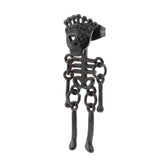 Max Halloween Punk Skull Head Skeleton Earring Stud Party Costume Black