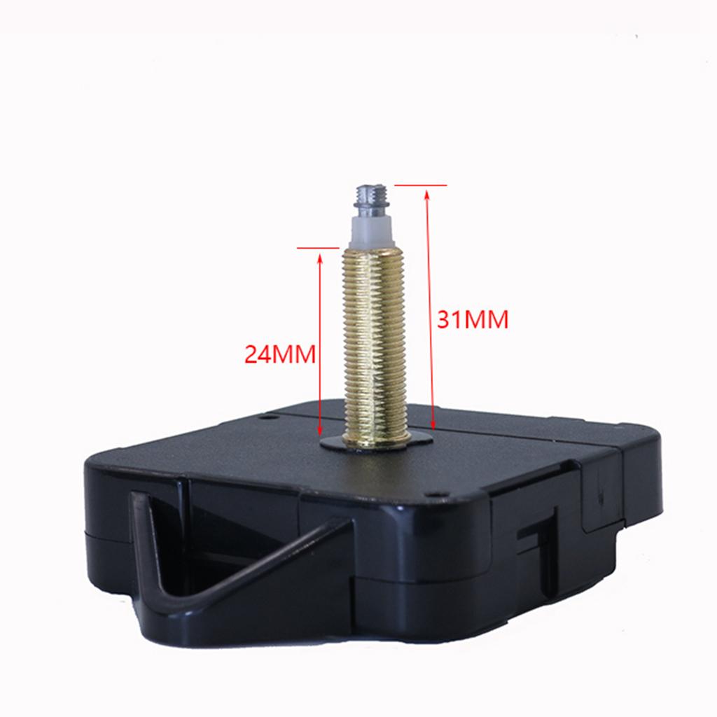 Max Quartz Wall Clock Movement Silent Mechanism Motor DIY Repair Chime Long Hand