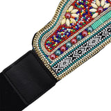 Max Bohemian Women Waist Belt Retro Style with Charm Ethnic Beaded   2