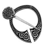 Max Viking Norse Brooch Cloth Fastener Cloak Shawl Scarf Lapel Antique Silver