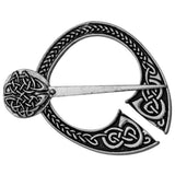 Max Viking Norse Brooch Cloth Fastener Cloak Shawl Scarf Lapel Antique Silver