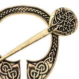 Max Viking Norse Brooch Cloth Fastener Cloak Shawl Scarf Lapel Antique Bronze