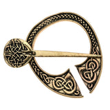Max Viking Norse Brooch Cloth Fastener Cloak Shawl Scarf Lapel Antique Bronze