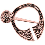 Max Viking Norse Brooch Cloth Fastener Cloak Shawl Scarf Lapel Antique Copper