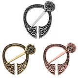 Max Viking Norse Brooch Cloth Fastener Cloak Shawl Scarf Lapel Antique Copper