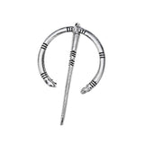 Max Viking Norse Brooch Cloth Fastener Cloak Shawl Scarf Lapel Antique Copper Antique Silver